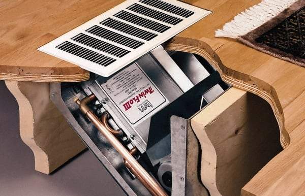 Mestek - 7-29/32" Long Through the Floor Baseboard Heating Recessed Mount Kit - 21-15/32 x 14-15/32 x 11", For Use with K84 - Exact Tool & Supply