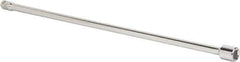 Paramount - 1/2" Drive Standard Socket Extension - 20" OAL, Chrome Finish - Exact Tool & Supply