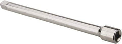 Paramount - 1/2" Drive Standard Socket Extension - 10" OAL, Chrome Finish - Exact Tool & Supply