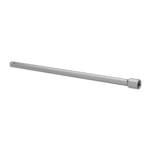 Paramount - 3/8" Drive Standard Socket Extension - 12" OAL, Chrome Finish - Exact Tool & Supply
