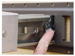 Kinedyne - 91.9 to 102.3" Long Standard-Duty E-Beam for 96 & 102" Trailers - Aluminum, 2,200 Lb Vertical Capacity, 2,000 Lb Horizontal Capacity - Exact Tool & Supply