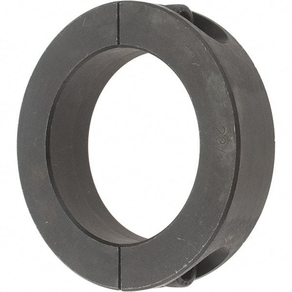Value Collection - 2-3/16" Bore, Steel, Two Piece Shaft Collar - 3-1/4" Outside Diam, 3/4" Wide - Exact Tool & Supply