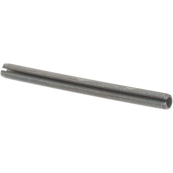 Value Collection - 5/64" Diam x 1" Long Slotted Spring Pin - Grade 1070-1090 Alloy Steel, Uncoated - Exact Tool & Supply