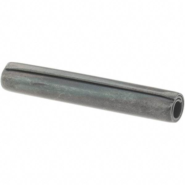 Value Collection - 5/32" Diam x 1" Long Coiled Spring Pin - Grade 1070-1090 Alloy Steel, Black Oxide Finish - Exact Tool & Supply