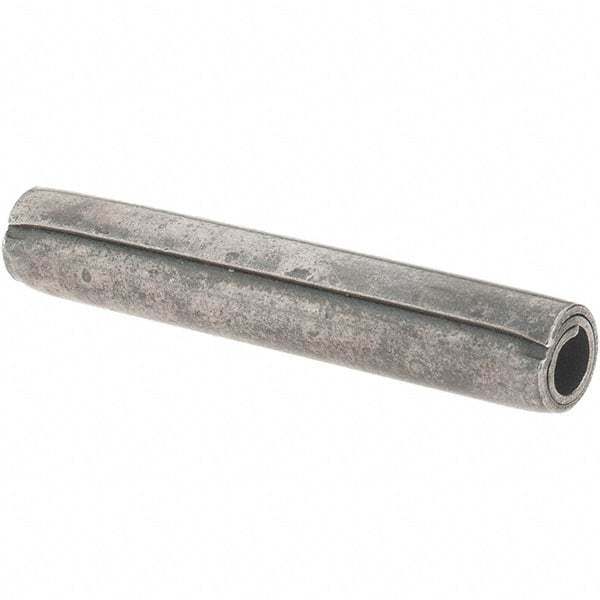 Value Collection - 7/32" Diam x 1-3/8" Long Coiled Spring Pin - Grade 1070-1090 Alloy Steel, Uncoated - Exact Tool & Supply