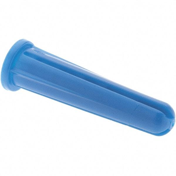 Value Collection - #14 to #16 Screw, 5/16" Diam, 1-1/2" Long, Plug Drywall & Hollow Wall Anchor - Plastic, Use with Concrete/Masonry & Wallboard - Exact Tool & Supply