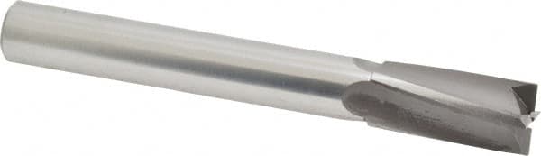 9/16″ Diam, 1/2″ Shank, Diam, 4 Flutes, Straight Shank, Interchangeable Pilot Counterbore 4-1/4″ OAL, Bright Finish, High Speed Steel, Aircraft Style