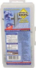 Powers Fasteners - 50 Piece, Steel Slotted/Phillips Drive Anchor Assortment - Zinc Plated - Exact Tool & Supply