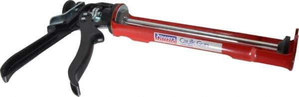 Powers Fasteners - 10 oz Half Barrel Frame Manual Caulk/Adhesive Applicator - Use with Power Fastner Push-Pak Cartridge & Power Fastner T308+ Epoxy Adhesive Anchoring System & Quik-Shot Carridge - Exact Tool & Supply