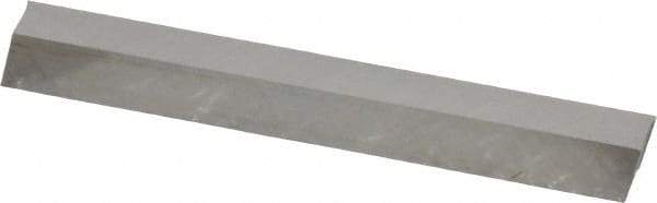 Cleveland - M2 High Speed Steel Square Tool Bit Blank - 1/4" Wide x 1/4" High x 2-1/2" OAL, 2 Beveled Ends, 10° Bevel Angle, Ground - Exact Tool & Supply