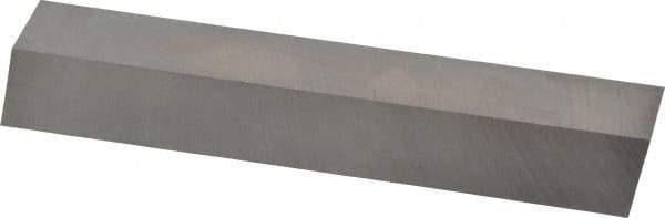 Cleveland - M2 High Speed Steel Square Tool Bit Blank - 7/8" Wide x 7/8" High x 6" OAL, 2 Beveled Ends, 10° Bevel Angle, Ground - Exact Tool & Supply