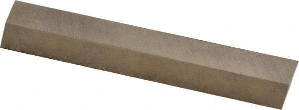 Cleveland - M42 Cobalt Square Tool Bit Blank - 5/16" Wide x 5/16" High x 2-1/2" OAL, 2 Beveled Ends, 10° Bevel Angle, Ground - Exact Tool & Supply