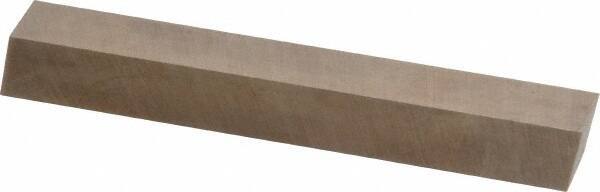 Cleveland - M42 Cobalt Square Tool Bit Blank - 3/8" Wide x 3/8" High x 3" OAL, 2 Beveled Ends, 10° Bevel Angle, Ground - Exact Tool & Supply
