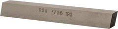 Cleveland - T15 Cobalt Square Tool Bit Blank - 7/16" Wide x 7/16" High x 3-1/2" OAL, 2 Beveled Ends, 10° Bevel Angle, Ground - Exact Tool & Supply