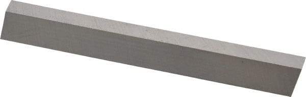 Cleveland - M2 High Speed Steel Rectangular Tool Bit Blank - 1/4" Wide x 1/2" High x 4" OAL, 2 Beveled Ends, 10° Bevel Angle, Ground - Exact Tool & Supply