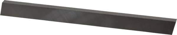 Cleveland - M2 High Speed Steel Rectangular Tool Bit Blank - 1/4" Wide x 1/2" High x 6" OAL, 2 Beveled Ends, 10° Bevel Angle, Ground - Exact Tool & Supply