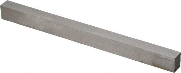 Cleveland - M2 High Speed Steel Rectangular Tool Bit Blank - 3/8" Wide x 1/2" High x 6" OAL, 2 Beveled Ends, 10° Bevel Angle, Ground - Exact Tool & Supply
