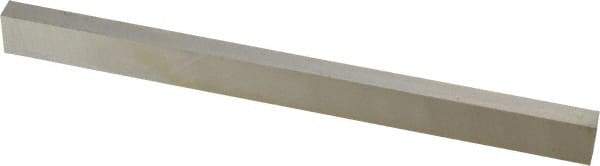 Cleveland - M42 Cobalt Rectangular Tool Bit Blank - 1/4" Wide x 1/2" High x 6" OAL, 2 Beveled Ends, 10° Bevel Angle, Ground - Exact Tool & Supply