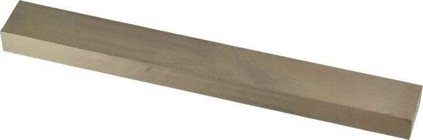 Cleveland - M42 Cobalt Rectangular Tool Bit Blank - 3/8" Wide x 3/4" High x 6" OAL, 2 Beveled Ends, 10° Bevel Angle, Ground - Exact Tool & Supply