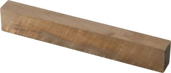 Cleveland - M42 Cobalt Rectangular Tool Bit Blank - 1/4" Wide x 3/8" High x 2-1/2" OAL, 2 Beveled Ends, 10° Bevel Angle, Ground - Exact Tool & Supply