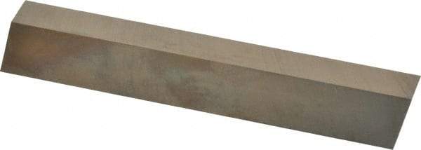 Cleveland - M42 Cobalt Rectangular Tool Bit Blank - 3/8" Wide x 5/8" High x 4" OAL, 2 Beveled Ends, 10° Bevel Angle, Ground - Exact Tool & Supply