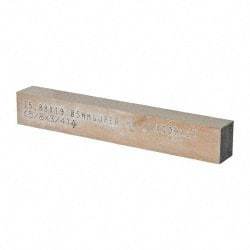 Cleveland - M42 Cobalt Rectangular Tool Bit Blank - 5/8" Wide x 3/4" High x 5" OAL, 2 Beveled Ends, 10° Bevel Angle, Ground - Exact Tool & Supply