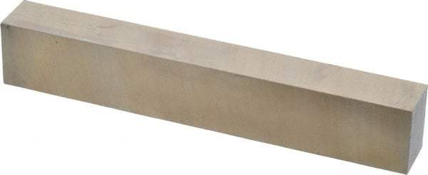 Cleveland - M42 Cobalt Rectangular Tool Bit Blank - 3/4" Wide x 1" High x 6" OAL, 2 Beveled Ends, 10° Bevel Angle, Ground - Exact Tool & Supply