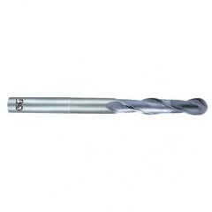 8mm Dia. - 63mm OAL - Diamond CBD - Ball End SE EM - 2 FL - Exact Tool & Supply