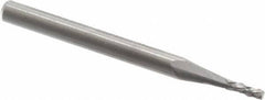 Accupro - 1/16" Diam, 3/16" LOC, Plain End, Solid Carbide Diamond Pattern Router Bit - Right Hand Cut, 1-1/2" OAL, 1/8" Shank Diam, Use on Fiberglass - Exact Tool & Supply