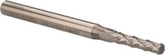 Accupro - 3/32" Diam, 3/8" LOC, Plain End, Solid Carbide Diamond Pattern Router Bit - Right Hand Cut, 1-1/2" OAL, 1/8" Shank Diam, Use on Fiberglass - Exact Tool & Supply