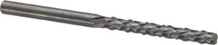 Accupro - 1/8" Diam, 1/2" LOC, Plain End, Solid Carbide Diamond Pattern Router Bit - Right Hand Cut, 1-1/2" OAL, 1/8" Shank Diam, Use on Fiberglass - Exact Tool & Supply