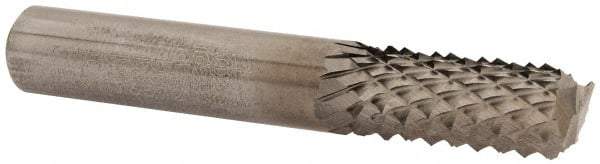Accupro - 3/8" Diam, 7/8" LOC, End Mill End, Solid Carbide Diamond Pattern Router Bit - Right Hand Cut, 2-1/2" OAL, 3/8" Shank Diam, Use on Fiberglass, Phenolic - Exact Tool & Supply