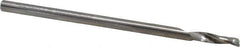 Accupro - 3mm Cutting Diam x 12mm Length of Cut, 1 Flute, Upcut Spiral Router Bit - Uncoated, Right Hand Cut, Solid Carbide, 64mm OAL x 3mm Shank Diam, Single Edge, 21° Helix Angle - Exact Tool & Supply