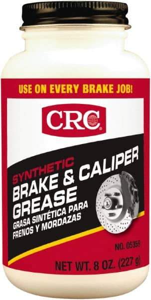 CRC - 8 oz Can Synthetic General Purpose Grease - Black, 450°F Max Temp, NLGIG 2, - Exact Tool & Supply
