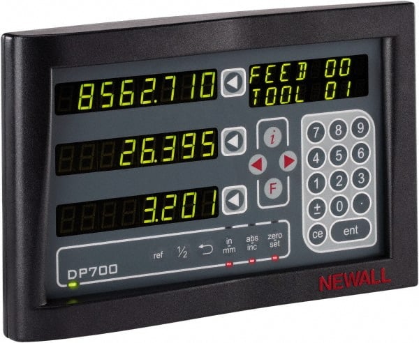 Newall - 2 Axis, 8" X-Axis Travel, 80" Z-Axis Travel, Turning DRO System - Exact Tool & Supply