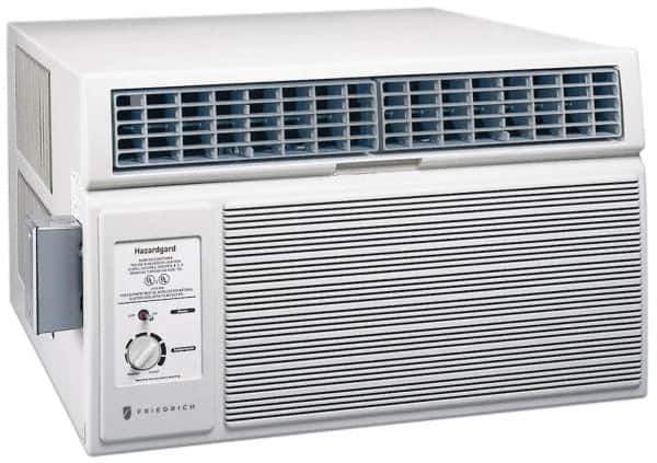Friedrich - 14,500/14,000 BTU, 230/208 Volt Window Air Conditioner - 6.9/7.4 Amp Rating, 9.7 EER Rating, 15 Min Circuit Amperage, 25" Wide x 27-3/8" Deep x 15" High - Exact Tool & Supply