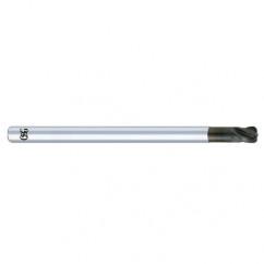 6mm Dia. - 100mm OAL - Diamond CBD - 30° Helix - 0.5mm CR- SE EM - 4 FL - Exact Tool & Supply