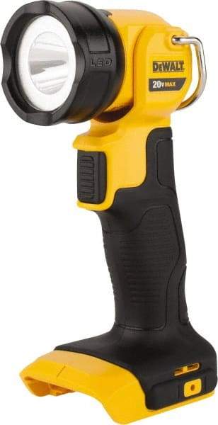 DeWALT - 20 Volts, 110 Lumens, Cordless Flashlight - White, Up to 25 hr Run Time - Exact Tool & Supply