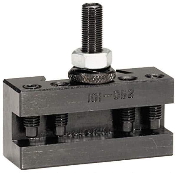 Value Collection - Series CXA Tool Post Holder & Set for 13 to 18" Lathe Swing - 4 Piece, Includes Style 1 Holder, Style 2 Boring/Turning/Facing Holder, Style 7 Cutoff Holder - Exact Tool & Supply