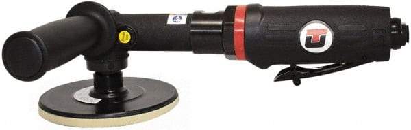 Universal Tool - 5" Max Disc, 9,000 RPM, Pneumatic Handheld Disc Sander - 16 CFM, 1/4 NPT Inlet, 1 hp, 90 psi - Exact Tool & Supply