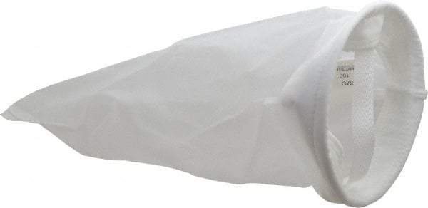 Pentair - 100 Micron, Size 1, 100 GPM Max Flow, High Flow Bag Filter - 7 Inch Diameter, 16-1/2 Inch Long, 2 Sq. Ft. - Exact Tool & Supply
