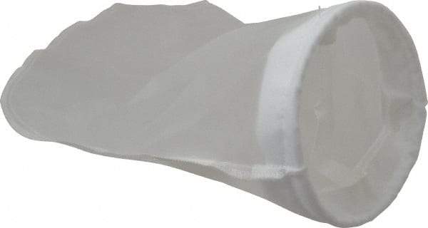 Pentair - 400 Micron, Size 1, 100 GPM Max Flow, High Flow Bag Filter - 7 Inch Diameter, 16-1/2 Inch Long, 2 Sq. Ft. - Exact Tool & Supply