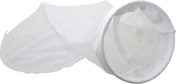 Pentair - 100 Micron, Size 2, 200 GPM Max Flow, High Flow Bag Filter - 7 Inch Diameter, 32 Inch Long, 4.4 Sq. Ft. - Exact Tool & Supply