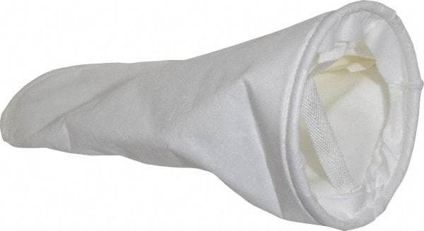 Pentair - 1 Micron, Size 1, 50 GPM Max Flow, High Efficiency Bag Filter - 7 Inch Diameter, 16-1/2 Inch Long, 2 Sq. Ft. - Exact Tool & Supply