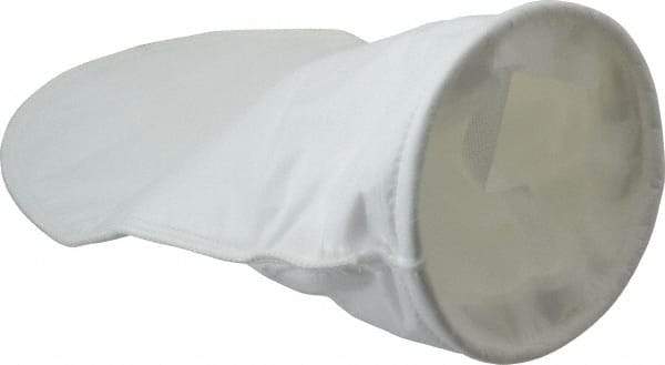 Pentair - 5 Micron, Size 1, 50 GPM Max Flow, High Efficiency Bag Filter - 7 Inch Diameter, 16-1/2 Inch Long, 2 Sq. Ft. - Exact Tool & Supply