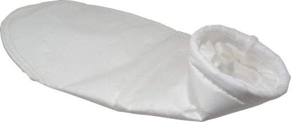 Pentair - 1 Micron, Size 4, 20 GPM Max Flow, High Efficiency Bag Filter - 4.1 Inch Diameter, 14 Inch Long, 1 Sq. Ft. - Exact Tool & Supply