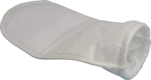 Pentair - 25 Micron, Size 4, 20 GPM Max Flow, High Efficiency Bag Filter - 4.1 Inch Diameter, 14 Inch Long, 1 Sq. Ft. - Exact Tool & Supply