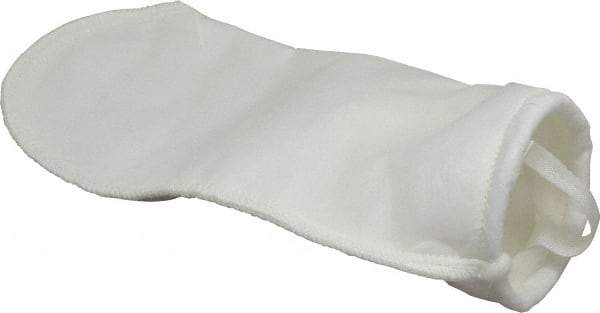 Pentair - 100 Micron, Size 4, 30 GPM Max Flow, High Efficiency Bag Filter - 4.1 Inch Diameter, 14 Inch Long, 1 Sq. Ft. - Exact Tool & Supply