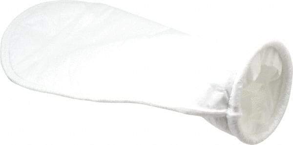 Pentair - 10 Micron, Size 4, 20 GPM Max Flow, High Efficiency Bag Filter - 4.1 Inch Diameter, 14 Inch Long, 1 Sq. Ft. - Exact Tool & Supply