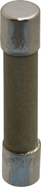 Cooper Bussmann - 250 VAC, 12 Amp, Time Delay Miniature Ceramic Fuse - 1-1/4" OAL, 1/4" Diam - Exact Tool & Supply